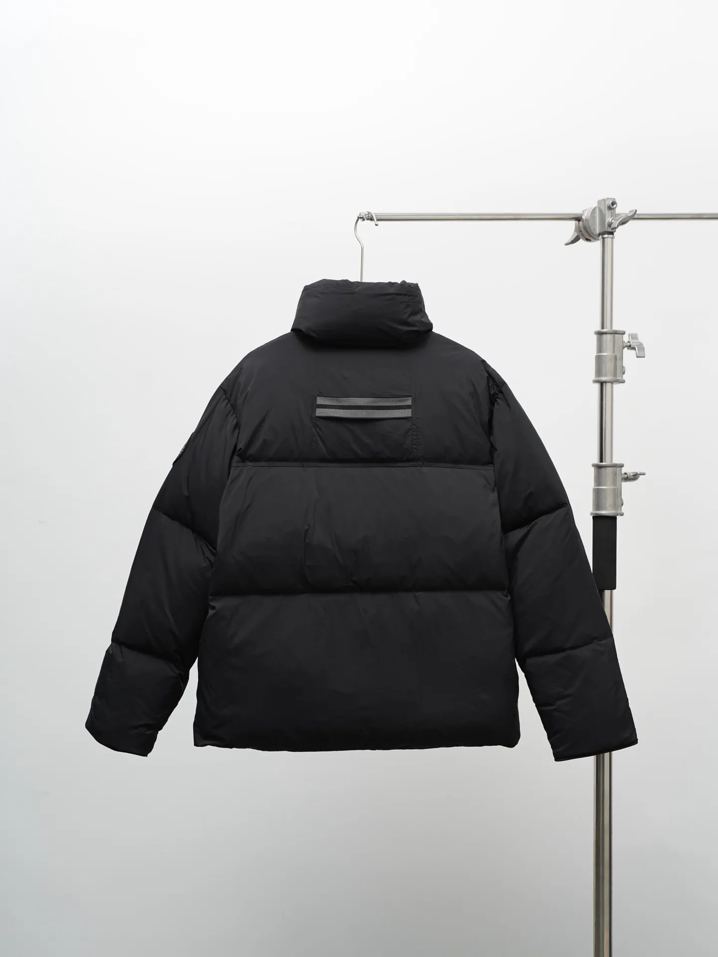 P860 CANADA GOOSE Canada Goose Lawrence Men's Down Jacket Big Goose Down Jacket Black (Black Label) 2802M